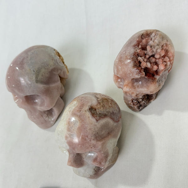 Pink Amethyst Skulls (8373) - 2.23kg