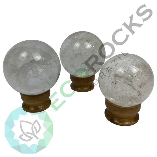 Clear Quartz Spheres (8547) - 2.4 kg