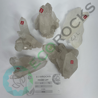 Clear Quartz Cluster - Super Extra Quality (8556) - 2.6 kg