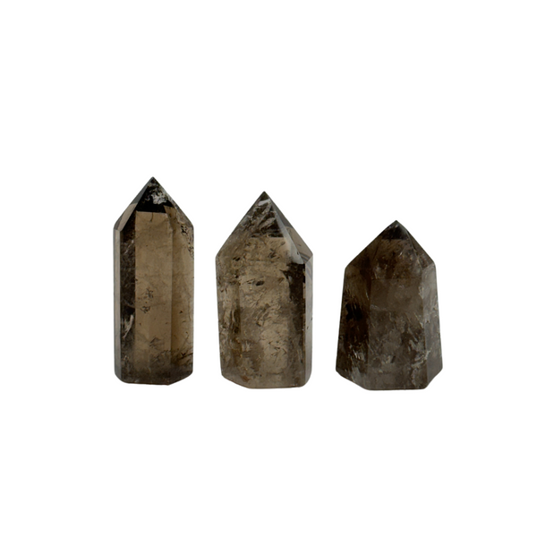 Smoky Quartz Polished Points (8567) - 1.25 kg