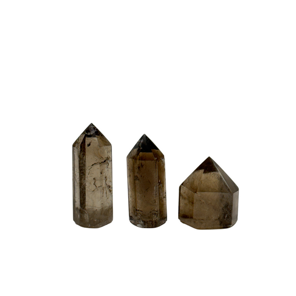 Smoky Quartz Polished Points (8567) - 1.25 kg