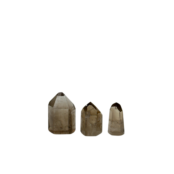 Smoky Quartz Polished Points (8567) - 1.25 kg