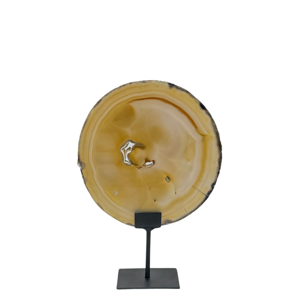 Agate Slice On Metal Stand (8588) - 2.77 kg