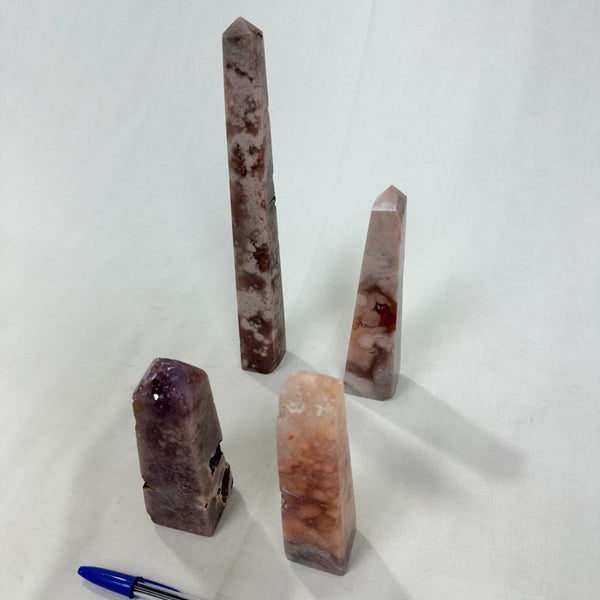 Pink Amethyst Obelisks (8387) - 1.16kg