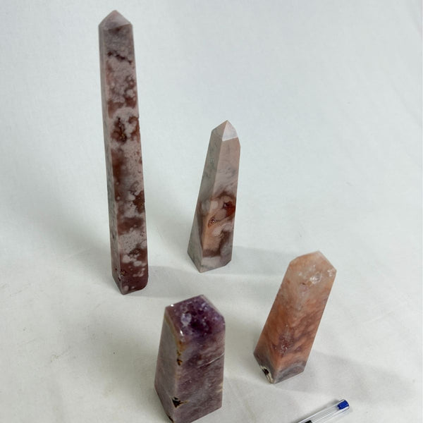 Pink Amethyst Obelisks (8387) - 1.16kg