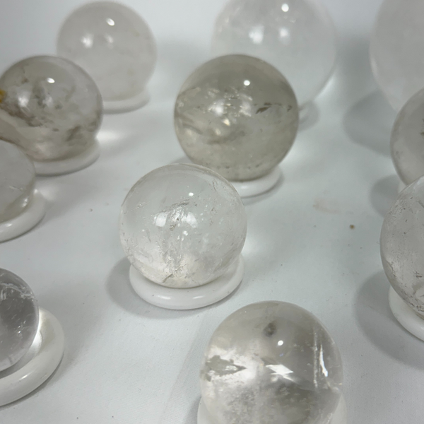 Clear Quartz Spheres (7699) - 3.3kg