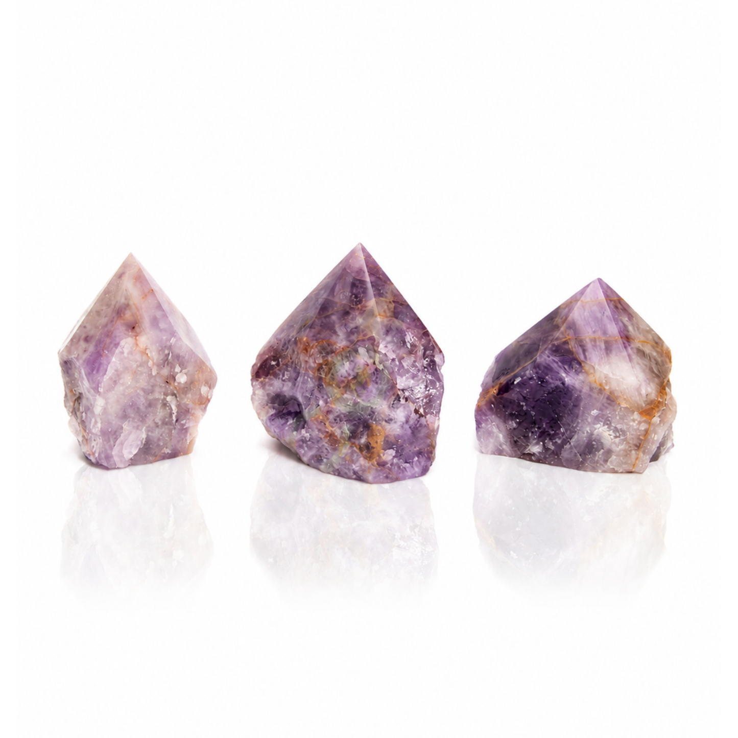 Amethyst Chevron Top Polished Points (by Kg)