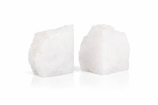 Milk Quartz Bookend