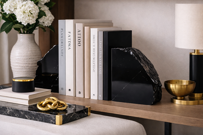 Black Obsidian Bookend