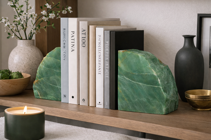 Green Quartz Bookend