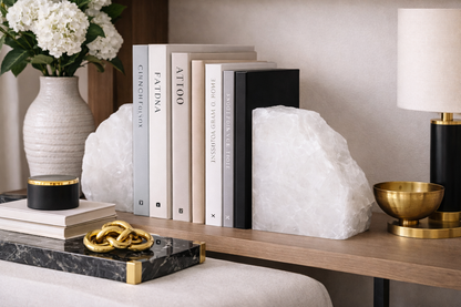 Milk Quartz Bookend