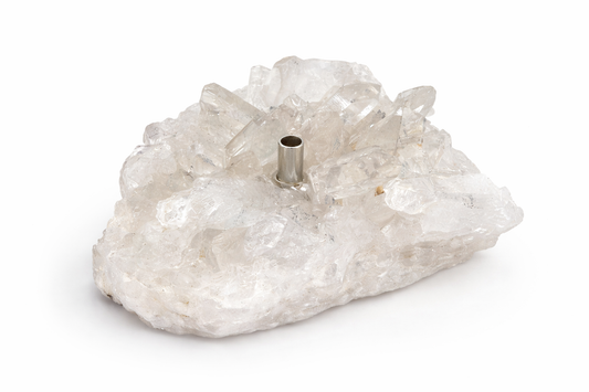 Clear Crystal Cluster Incense Holders