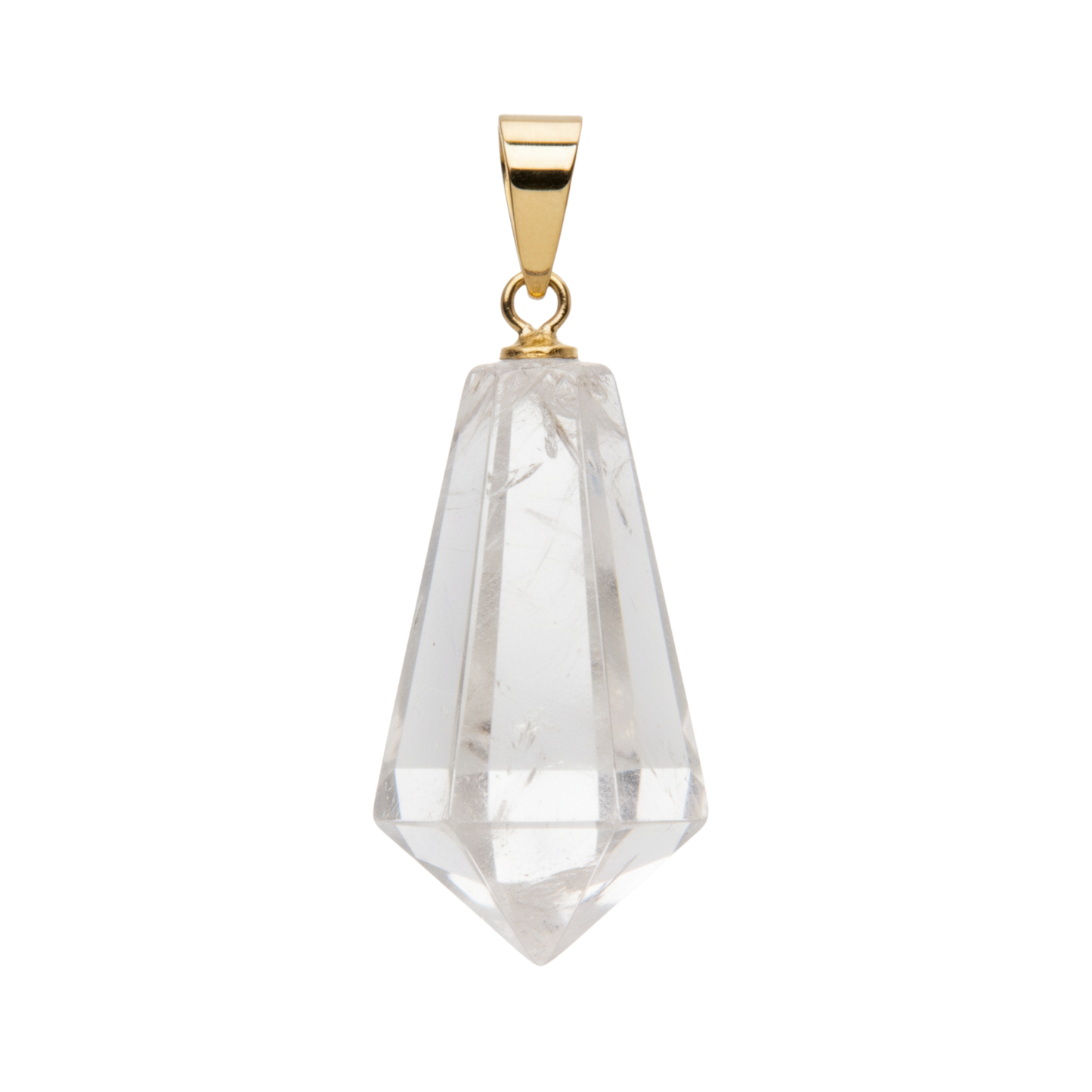 Crystal Faceted Pendant