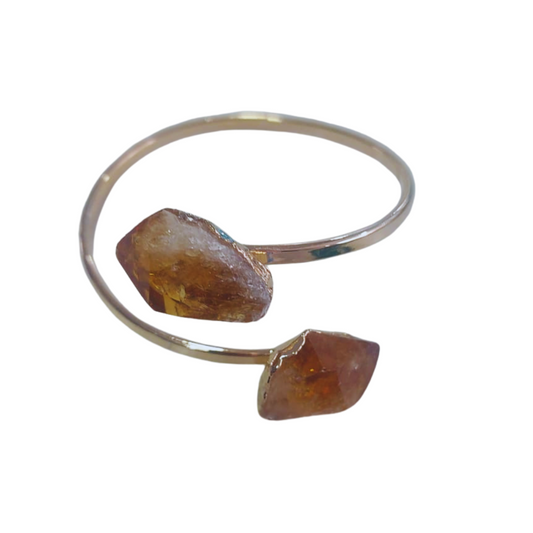 Citrine Dual Point Bracelet