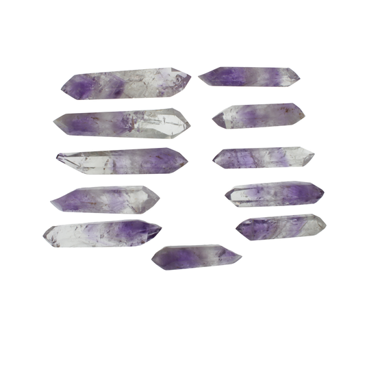 Amethyst Phantom Double Terminated Polished Points (0,69kg)