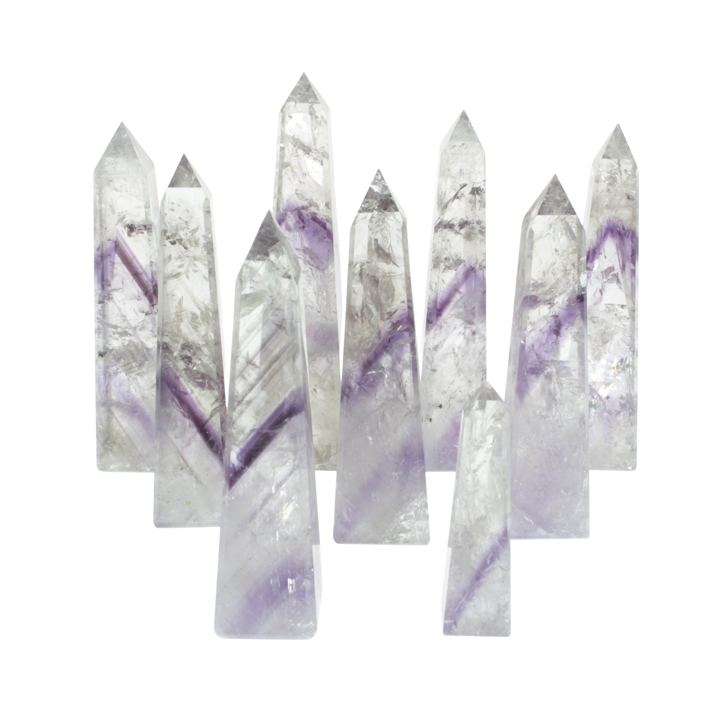 Amethyst Phantom Obelisks (1,19kg)