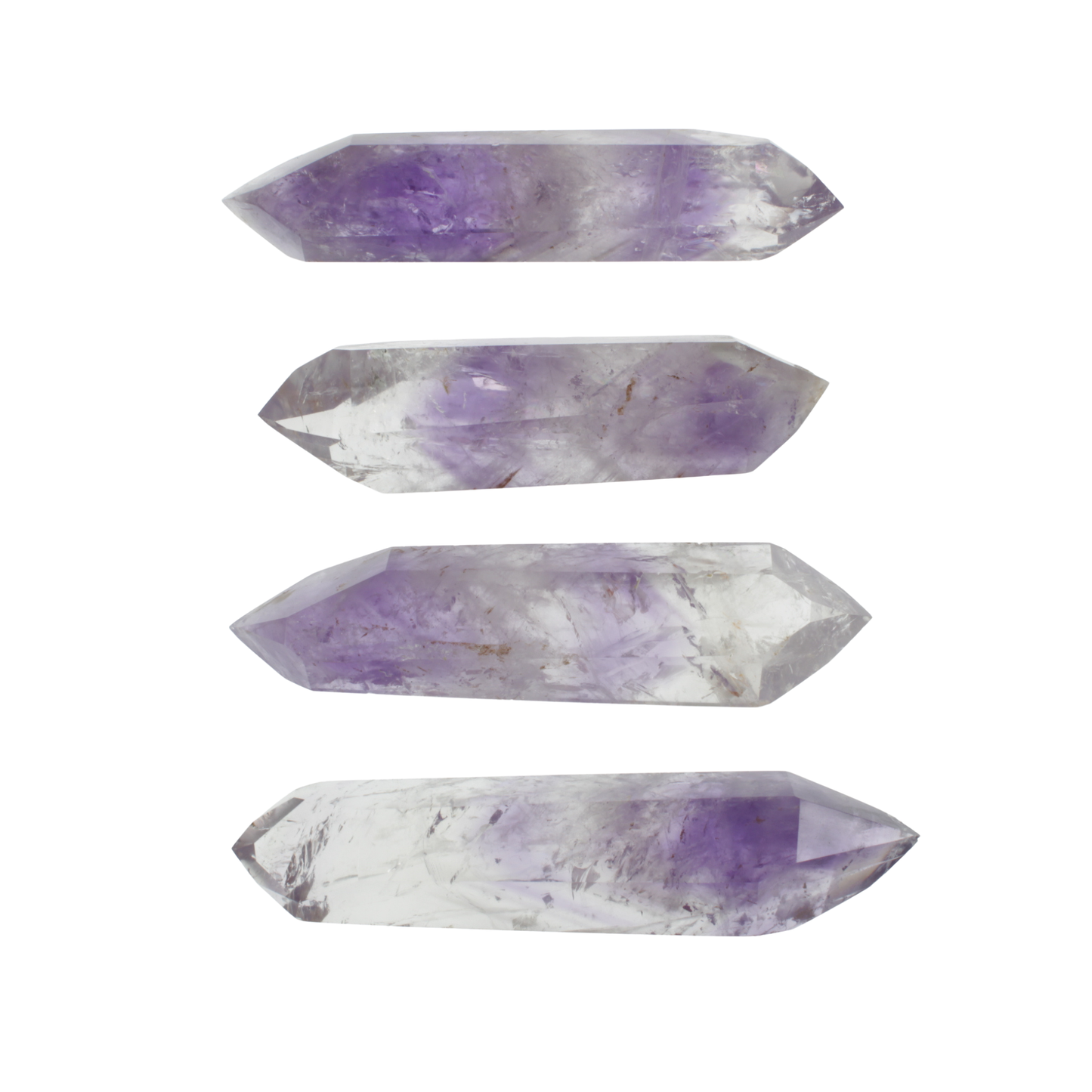 Amethyst Phantom Double Terminated Polished Points (0,69kg)