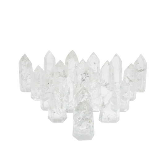 Crackle Clear Quartz Polished Point (1kg)