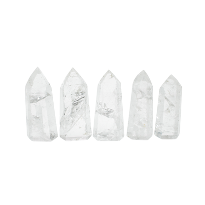 Crackle Clear Quartz Polished Point (1kg)