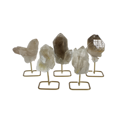 Rutilated Crystal Cluster On Stands (0,77kg)