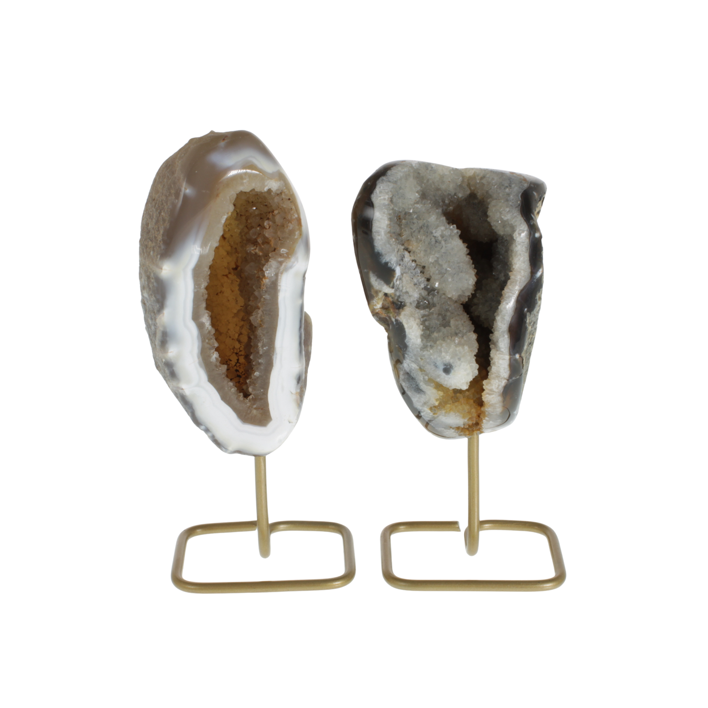 Agate Geode On Stands (1,27kg)