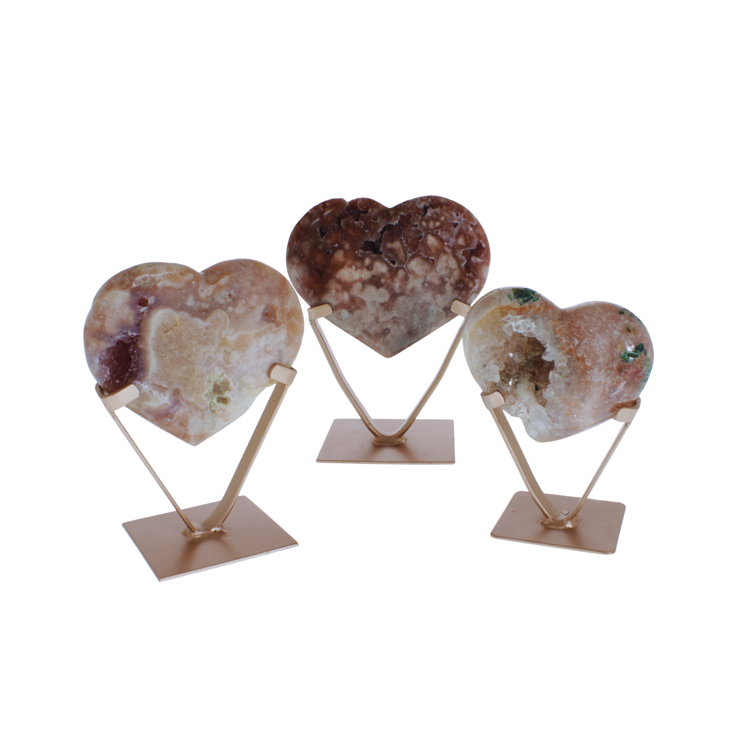 Pink Amethyst Heart On Stand (2,4kg)