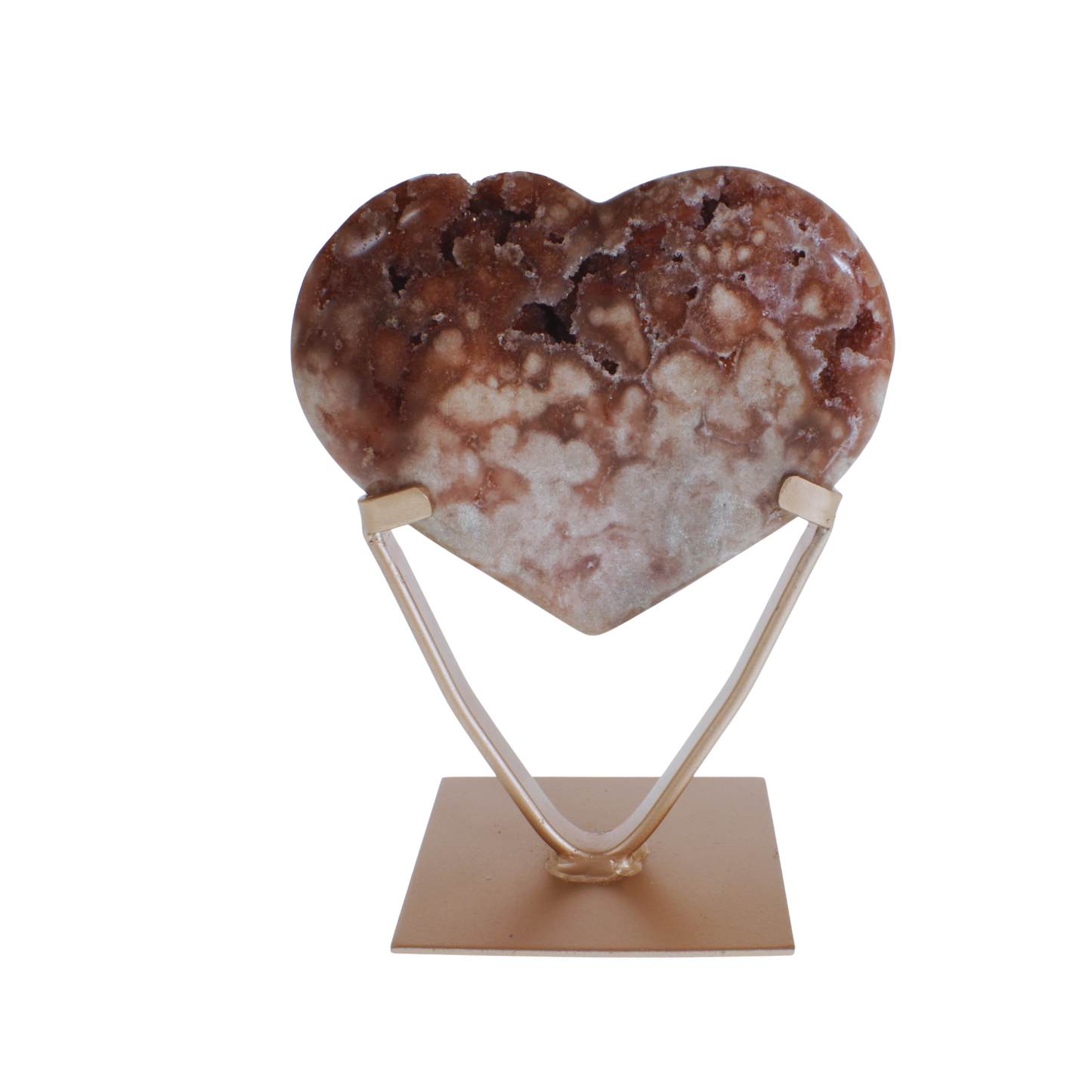 Pink Amethyst Heart On Stand (2,4kg)