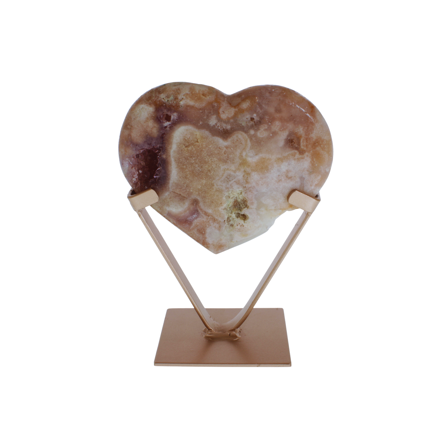 Pink Amethyst Heart On Stand (2,4kg)