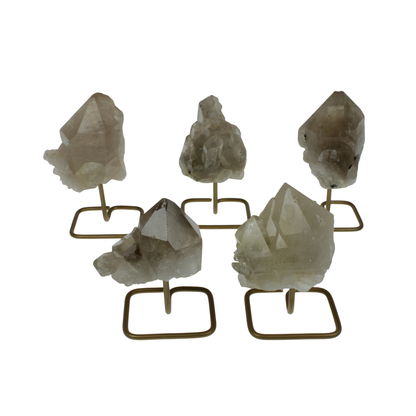 Rutilated Crystal Cluster On Stands (0.67kg)