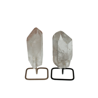 Lithium Lemurian Rough Points On Stand (0.78kg)