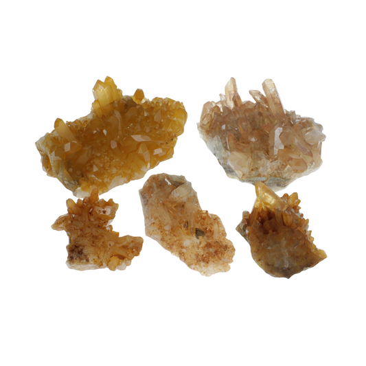 Tangerine Quartz Clusters (1.31kg)