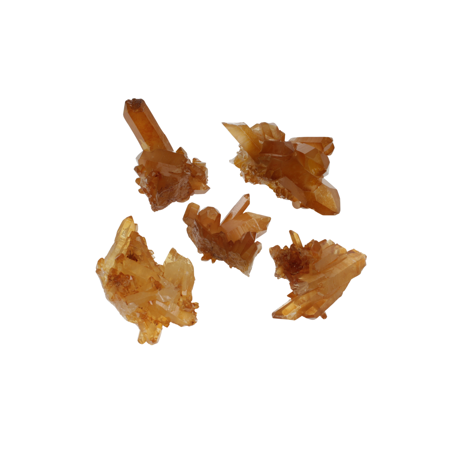 Tangerine Quartz Clusters  (0.72kg)