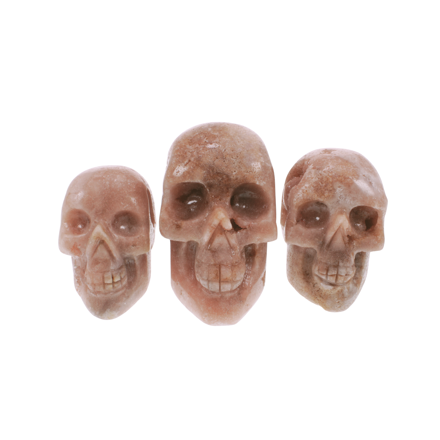 Pink Amethyst Skulls (1.39kg)