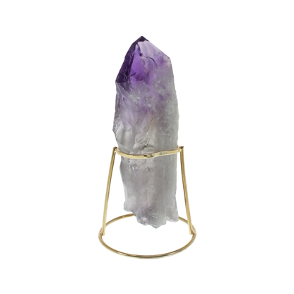 Amethyst Elestial on Golden Stand (1.68kg)