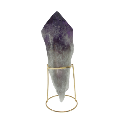 Amethyst Elestial on Golden Stand (1.68kg)