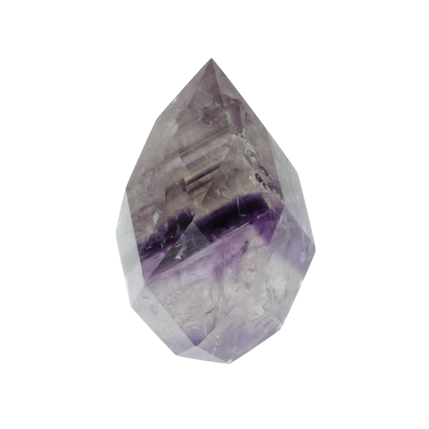 Amethyst Phantom Faceted Eggs (0.84kg)