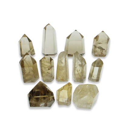 Natural Citrine Polished Points (0.6kg)