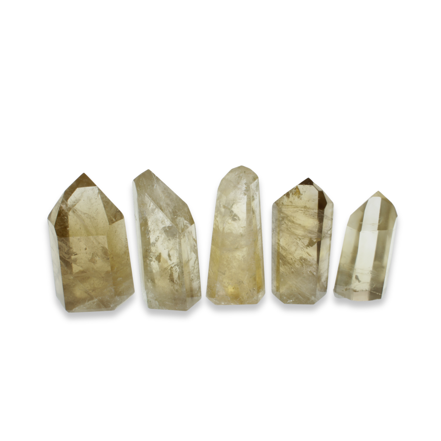 Natural Citrine Polished Points (0.6kg)