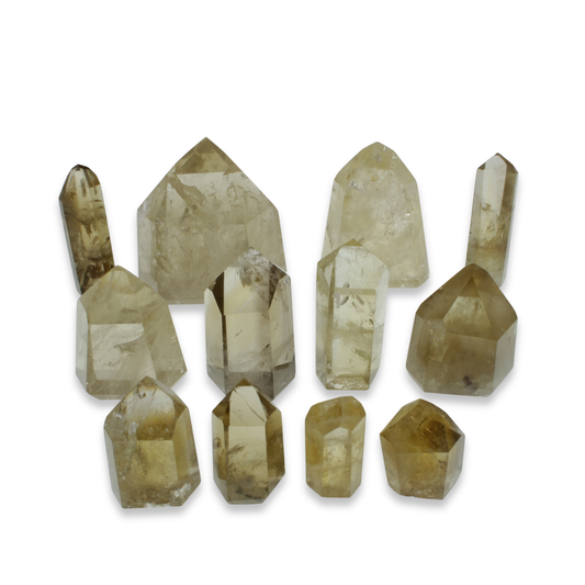 Natural Citrine Polished Points (0.74kg)