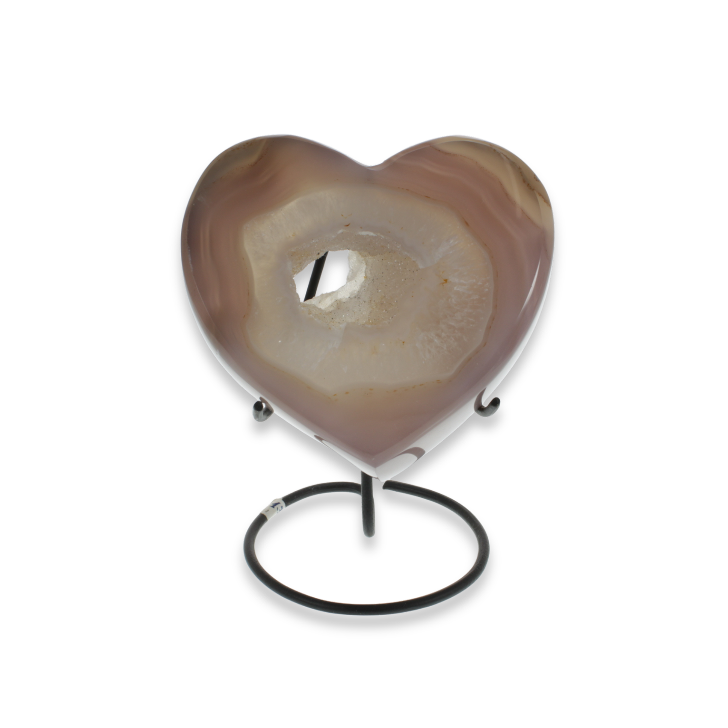 Agate Druzy Hearts on Stands (1.17kg)