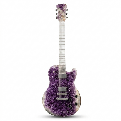 Amethyst Druzy Geode Guitar