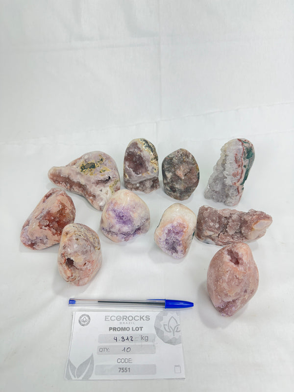 Pink Amethyst Polished Free Forms (7551) - 4.31kg