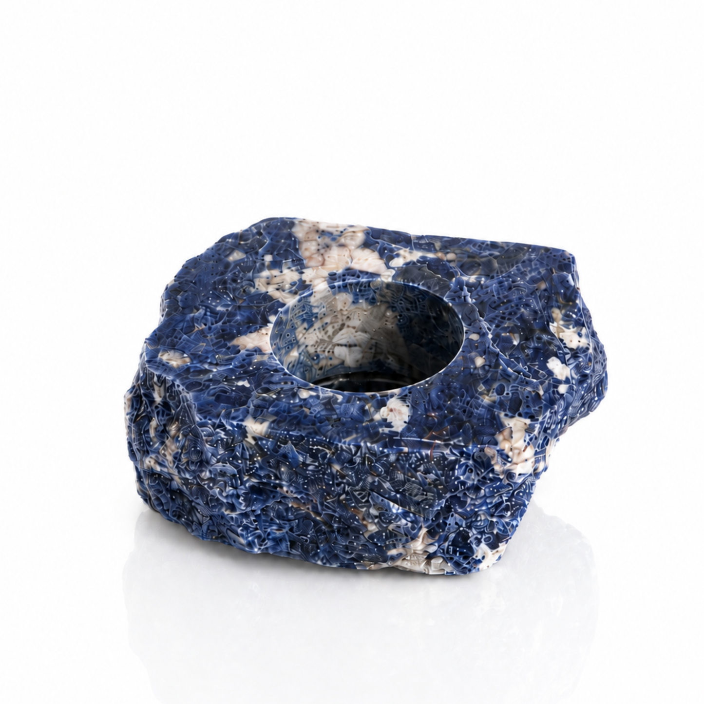 Sodalite Candle Holder (by pc)