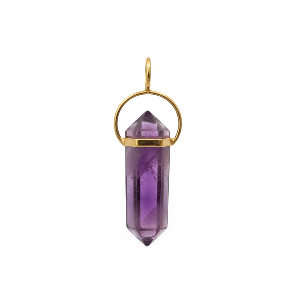 Amethyst Double Terminated Pendant