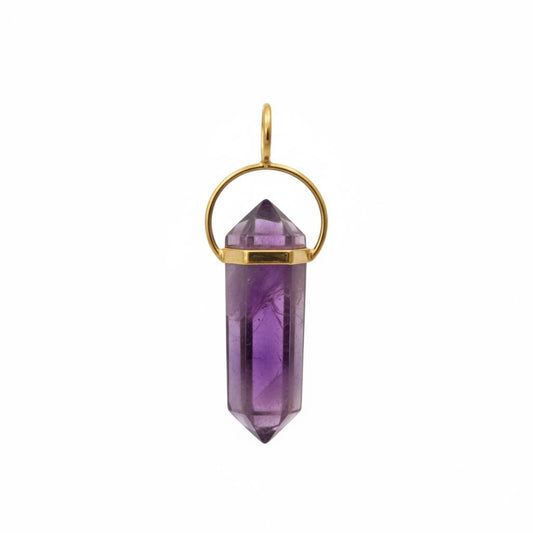 Amethyst Double Terminated Pendant