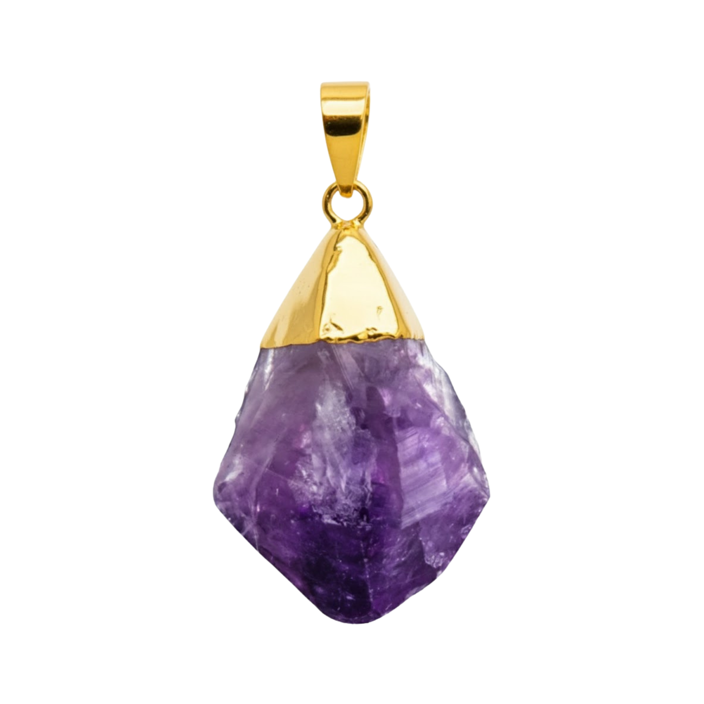 Amethyst Point Pendant (plated)