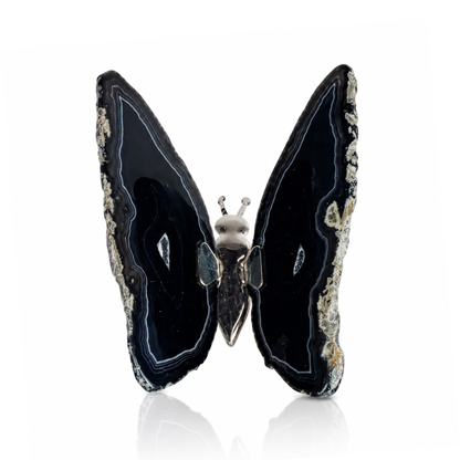 Black Agate Butterfly Decor (by pc)