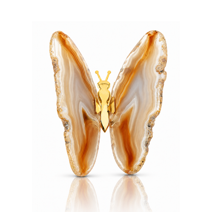 Natural Agate Butterfly Decor (by pc)