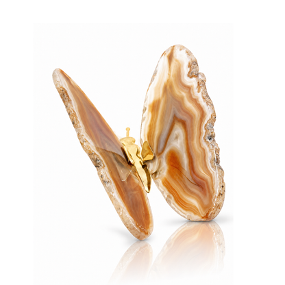 Natural Agate Butterfly Decor (by pc)
