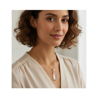 Crystal Faceted Pendant